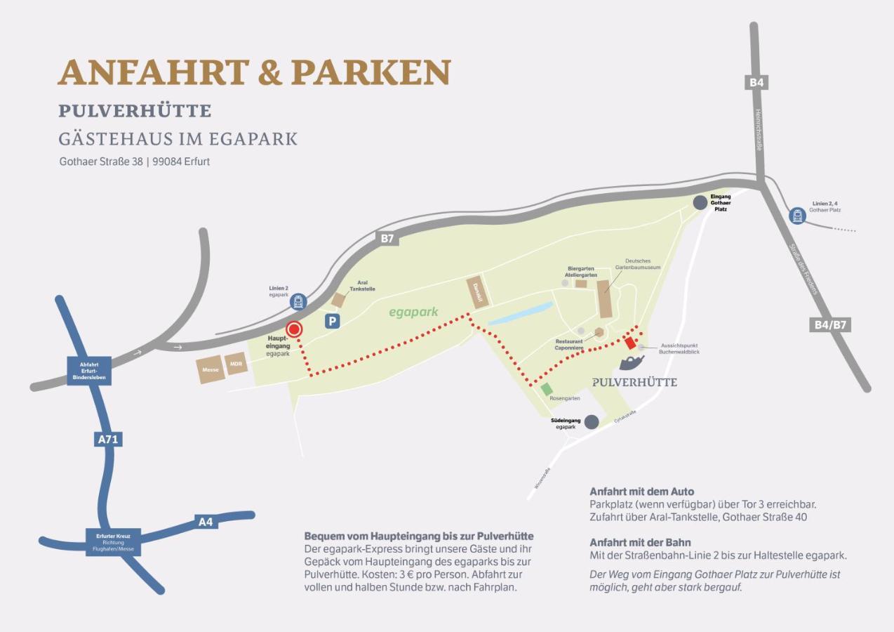 Pulverhuette Gaestehaus Im Egapark - Ein Projekt Der Lebenshilfe Erfurt Service Ggmbh Luaran gambar